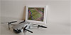 Aerial Photograph of Kelty Hearts - New Central Park Framed Poster showing Aerial Photograph of Kelty Hearts - New Central Park