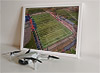 Framed Poster showing Aerial Photograph of Kelty Hearts - New Central Park