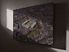 Fine Art Canvas showing Aerial Photograph of Kilmarnock - Rugby Park