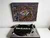 Fine Art Canvas showing Aerial Photograph of Kilmarnock - Rugby Park