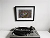 Classic Mounted and Framed Fine Art Print showing Aerial Photograph of Kilmarnock - Rugby Park