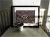 Classic Mounted and Framed Fine Art Print showing Aerial Photograph of Kilmarnock - Rugby Park