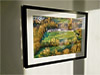 Extra Large Classic Mounted and Framed Fine Art Print showing Aerial Photograph of Leatherhead - Fetcham Grove