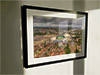 Extra Large Classic Mounted and Framed Fine Art Print showing Aerial Photograph of Leeds United - Elland Road