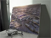 Fine Art Canvas showing Aerial Photograph of Leeds United - Elland Road