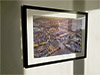 Extra Large Classic Mounted and Framed Fine Art Print showing Aerial Photograph of Leeds United - Elland Road
