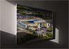 Fine Art Canvas showing Aerial Photograph of Leeds United - Elland Road