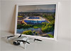 Framed Poster showing Aerial Photograph of Leicester City - King Power Stadium