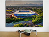 Aerial Photograph of Leicester City - King Power Stadium Fine Art Poster showing Aerial Photograph of Leicester City - King Power Stadium