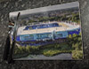 Wooden cork placemat showing Aerial Photograph of Leicester City - King Power Stadium Wooden cork placemat showing Aerial Photograph of Leicester City - King Power Stadium