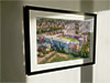 Extra Large Classic Mounted and Framed Fine Art Print showing Aerial Photograph of Leyton Orient - Brisbane Road