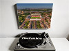 Fine Art Canvas showing Aerial Photograph of Leyton Orient - Brisbane Road