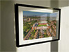 Extra Large Classic Mounted and Framed Fine Art Print showing Aerial Photograph of Leyton Orient - Brisbane Road