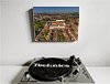 Fine Art Canvas showing Aerial Photograph of Leyton Orient - Brisbane Road