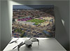Fine Art Canvas showing Aerial Photograph of Lincoln City - LNER Stadium