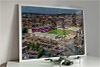 Framed Poster showing Aerial Photograph of Lincoln City - LNER Stadium