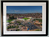Extra Large Classic Mounted and Framed Fine Art Print showing Aerial Photograph of Lincoln City - LNER Stadium