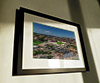Classic Mounted and Framed Fine Art Print showing Aerial Photograph of Lincoln City - LNER Stadium