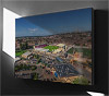 Fine Art Canvas showing Aerial Photograph of Lincoln City - LNER Stadium