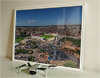 Framed Poster showing Aerial Photograph of Lincoln City - LNER Stadium