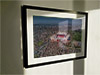 Extra Large Classic Mounted and Framed Fine Art Print showing Aerial Photograph of Liverpool - Anfield