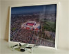 Framed Poster showing Aerial Photograph of Liverpool - Anfield