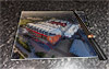 Rectangular glass cuttingboard showing Aerial Photograph of Liverpool - Anfield