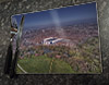 Wooden cork placemat showing Aerial Photograph of Everton - Goodison Park