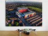 Fine Art Poster showing Aerial Photograph of Liverpool - Anfield Fine Art Poster showing Aerial Photograph of Liverpool - Anfield