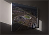 Fine Art Canvas showing Aerial Photograph of Livingston - Almondvale Stadium