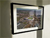 Extra Large Classic Mounted and Framed Fine Art Print showing Aerial Photograph of Livingston - Almondvale Stadium