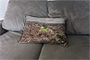 Custom Printed Canvas Cushion showing Aerial Photograph of Luton Town - Kenilworth Road