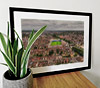 Extra Large Classic Mounted and Framed Fine Art Print showing Aerial Photograph of Luton Town - Kenilworth Road Extra Large Classic Mounted and Framed Fine Art Print showing Aerial Photograph of Luton Town - Kenilworth Road