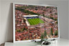 Framed Poster showing Aerial Photograph of Luton Town - Kenilworth Road