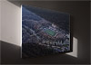 Fine Art Canvas showing Aerial Photograph of Maidstone United - Gallagher Stadium