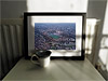 Classic Mounted and Framed Fine Art Print showing Aerial Photograph of Maidstone United - Gallagher Stadium