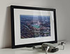 Classic Mounted and Framed Fine Art Print showing Aerial Photograph of Maidstone United - Gallagher Stadium