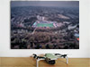 Fine Art Poster showing Aerial Photograph of Maidstone United - Gallagher Stadium