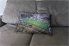 Custom Printed Canvas Cushion showing Aerial Photograph of Maidstone United - Gallagher Stadium