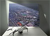 Fine Art Canvas showing Aerial Photograph of Maidstone United - Gallagher Stadium