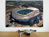 Fine Art Poster showing Aerial Photograph of Manchester City - Etihad Stadium