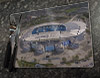 Wooden cork placemat showing Aerial Photograph of Manchester City - Etihad Stadium