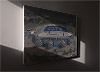Fine Art Canvas showing Aerial Photograph of Manchester City - Etihad Stadium