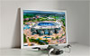 Framed Poster showing Aerial Photograph of Manchester City - Etihad Stadium