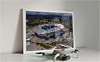 Framed Poster showing Aerial Photograph of Manchester City - Etihad Stadium