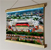 42cm / 16.5" poster hanger with 12x16" landscape print showing Aerial Photograph of Manchester United - Old Trafford 42cm / 16.5" poster hanger with 12x16" landscape print showing Aerial Photograph of Manchester United - Old Trafford