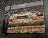 Wooden cork placemat showing Aerial Photograph of Manchester United - Old Trafford