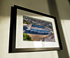 Aerial Photograph of Millwall - The Den Classic Mounted and Framed Fine Art Print showing Aerial Photograph of Millwall - The Den