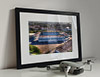 Aerial Photograph of Millwall - The Den Classic Mounted and Framed Fine Art Print showing Aerial Photograph of Millwall - The Den