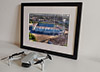 Aerial Photograph of Millwall - The Den Classic Mounted and Framed Fine Art Print showing Aerial Photograph of Millwall - The Den